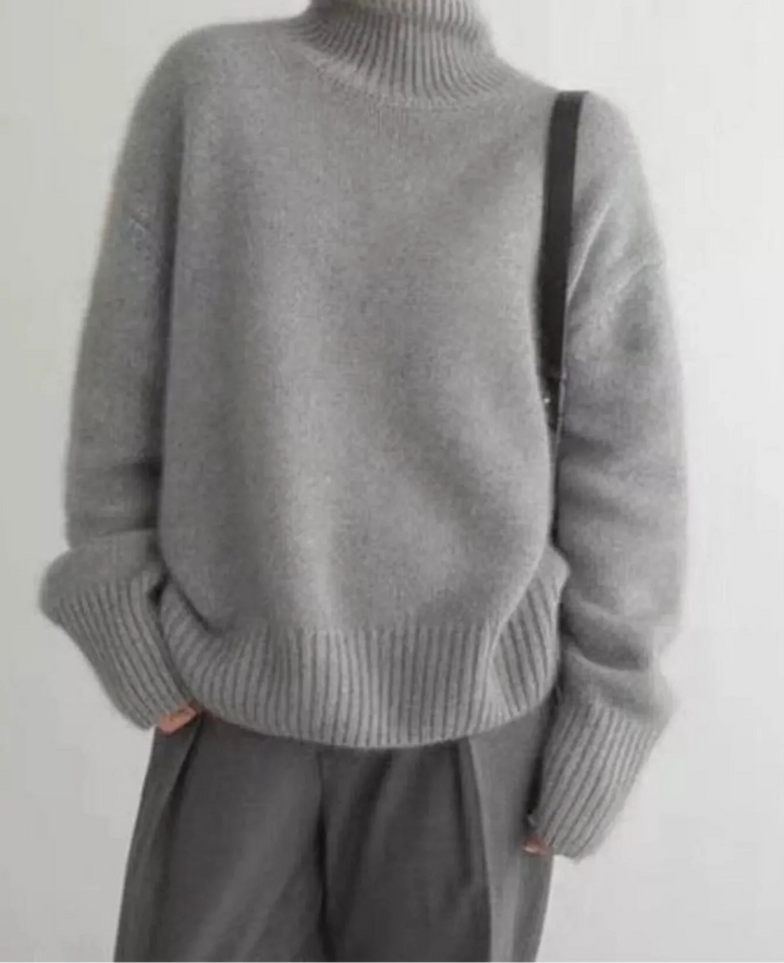 Scarlett | Pull Col Roulé à Épaules Tombantes