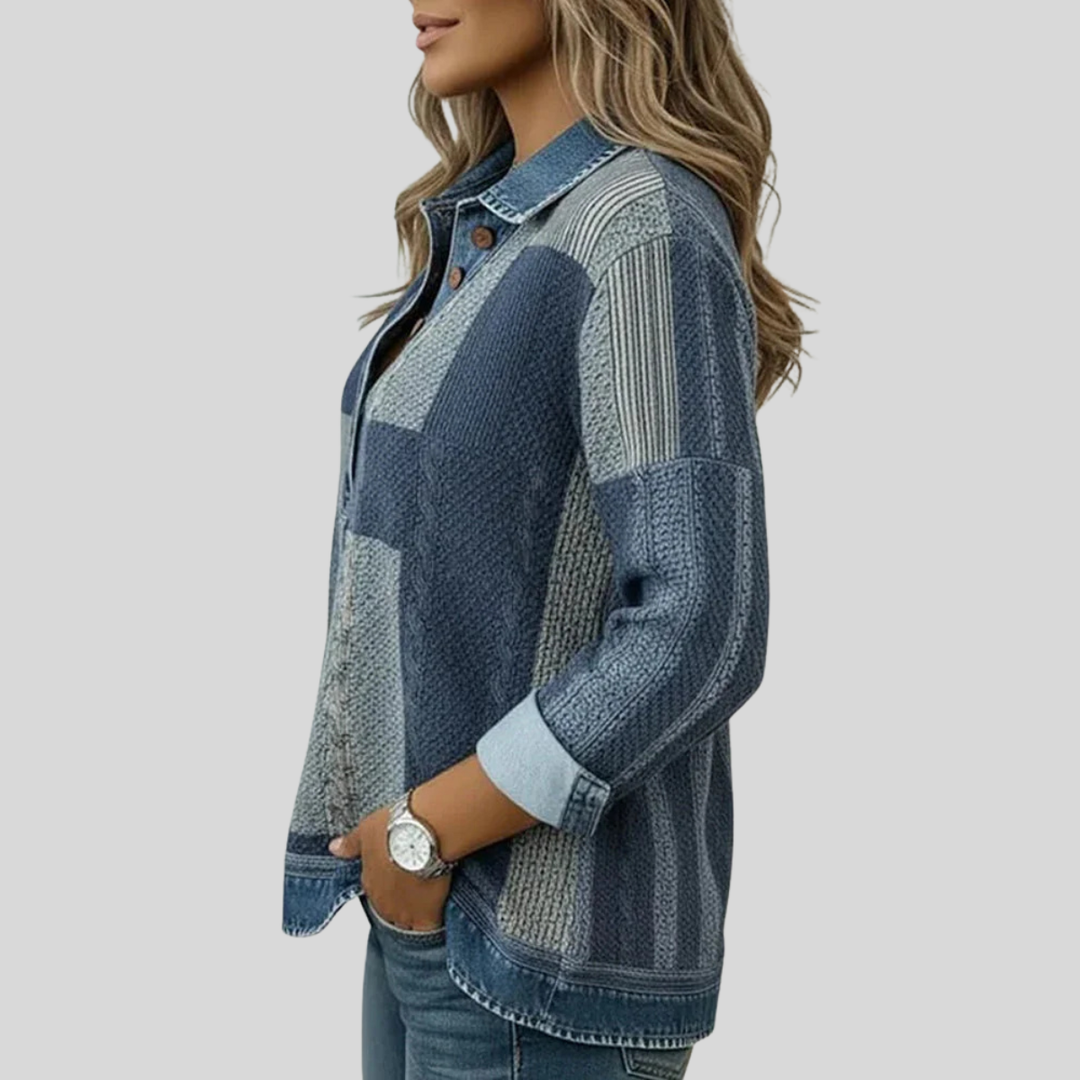 Meridell™ | Sweat-shirt à imprimé colorblock
