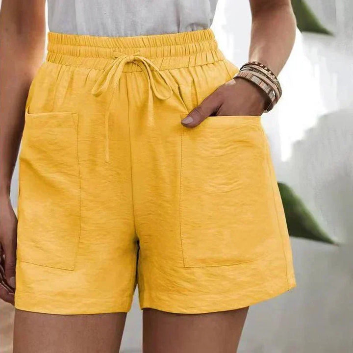 Alani | Shorts en Lin Mélangé Sans Effort