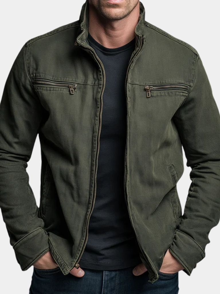 Veste de Champ Vintage Olivâtre Valmont