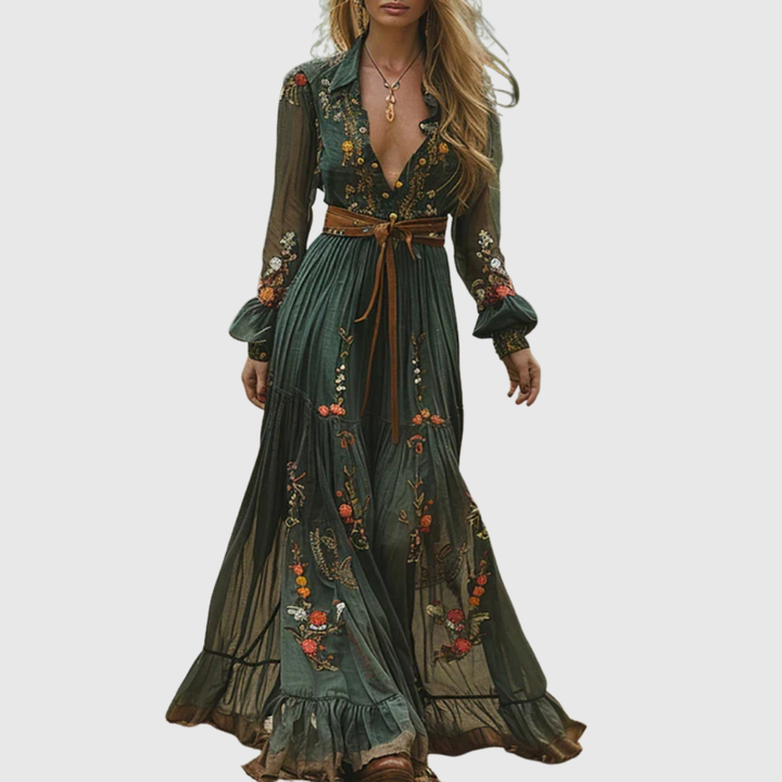 Amaris | Robe Maxi Boho Enchantée
