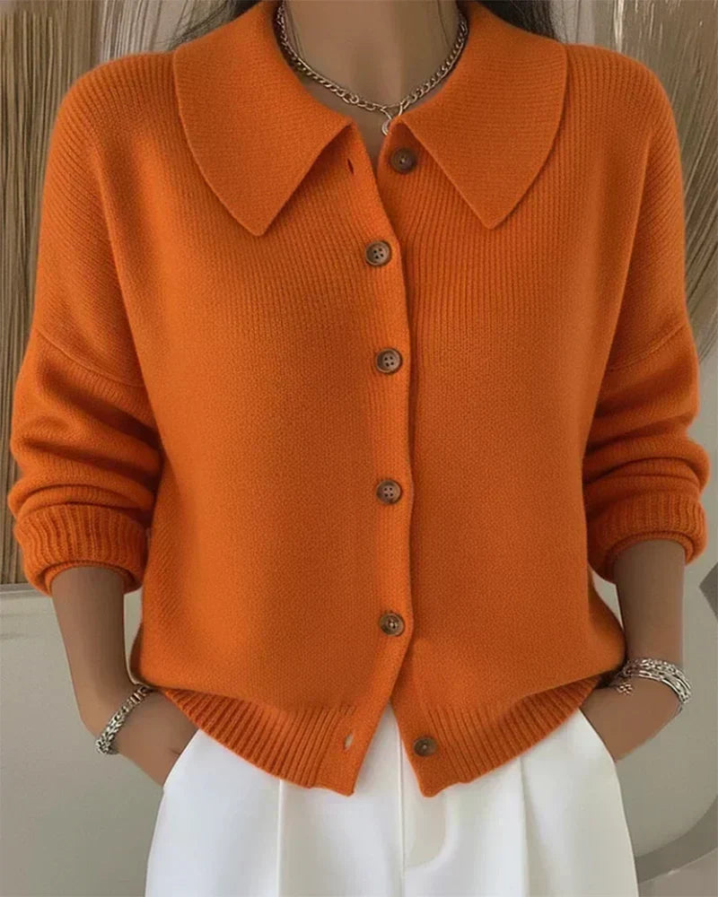 Ludovine | Cardigan Col Boutonné