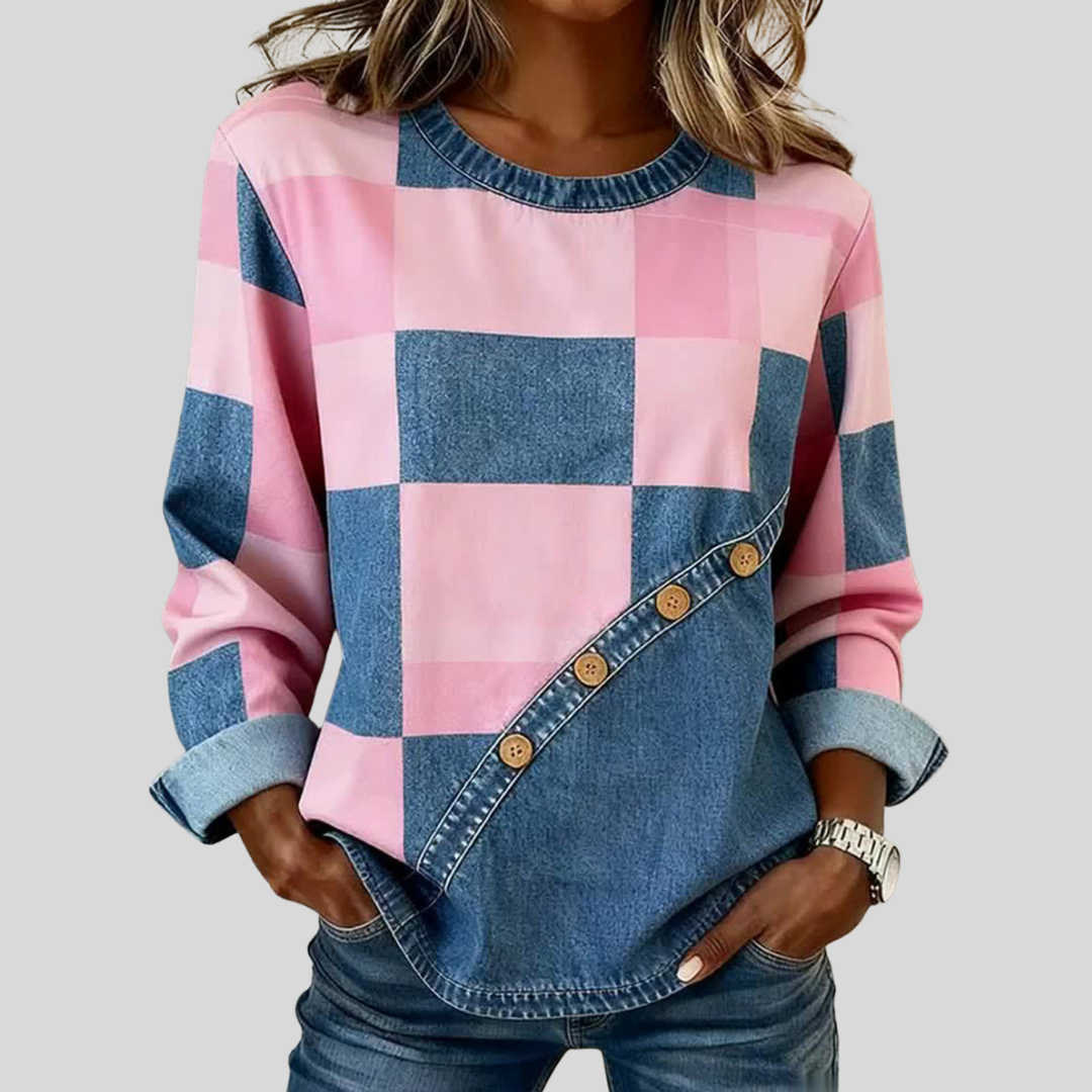 Tindelle™ | Sweatshirt Art Patchwork