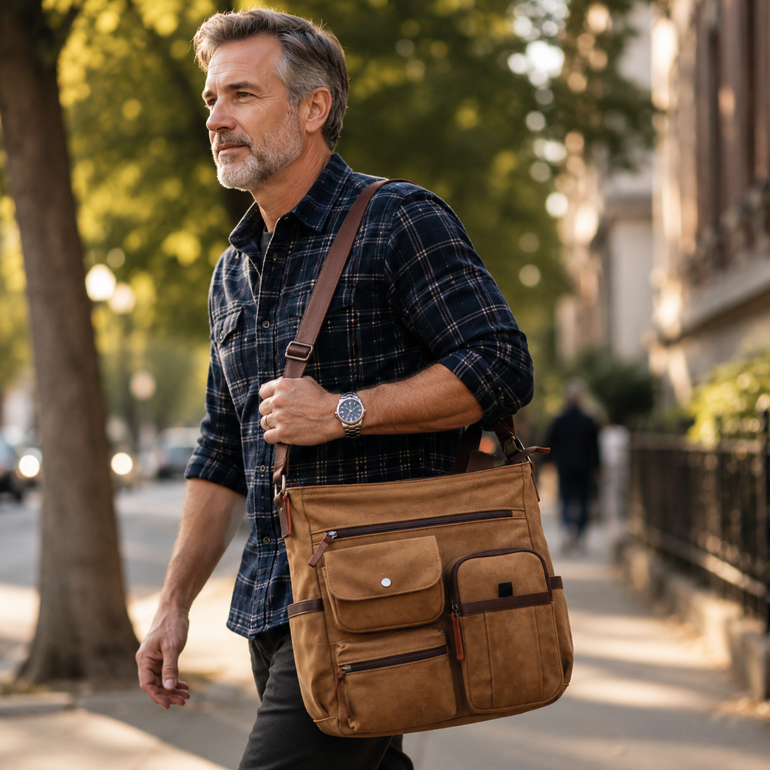 SAC MESSENGER EN CANVAS ALDRIDGE CARTER