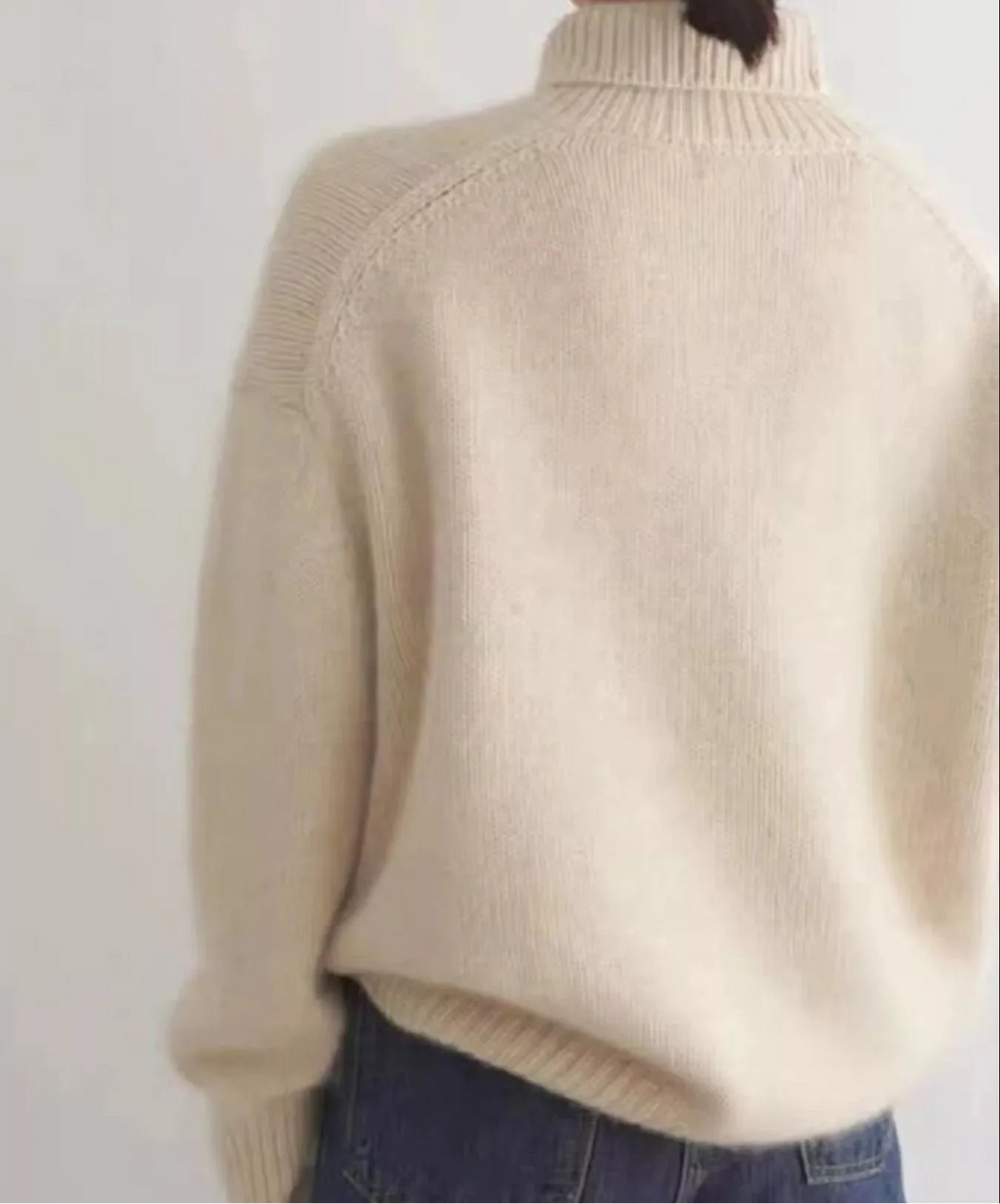 Scarlett | Pull Col Roulé à Épaules Tombantes
