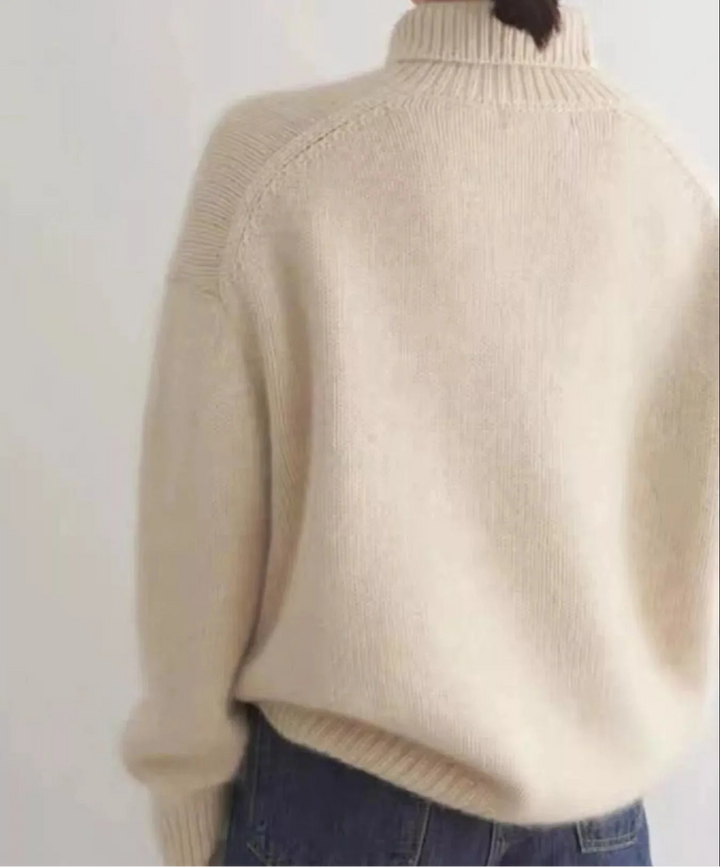 Scarlett | Pull Col Roulé à Épaules Tombantes