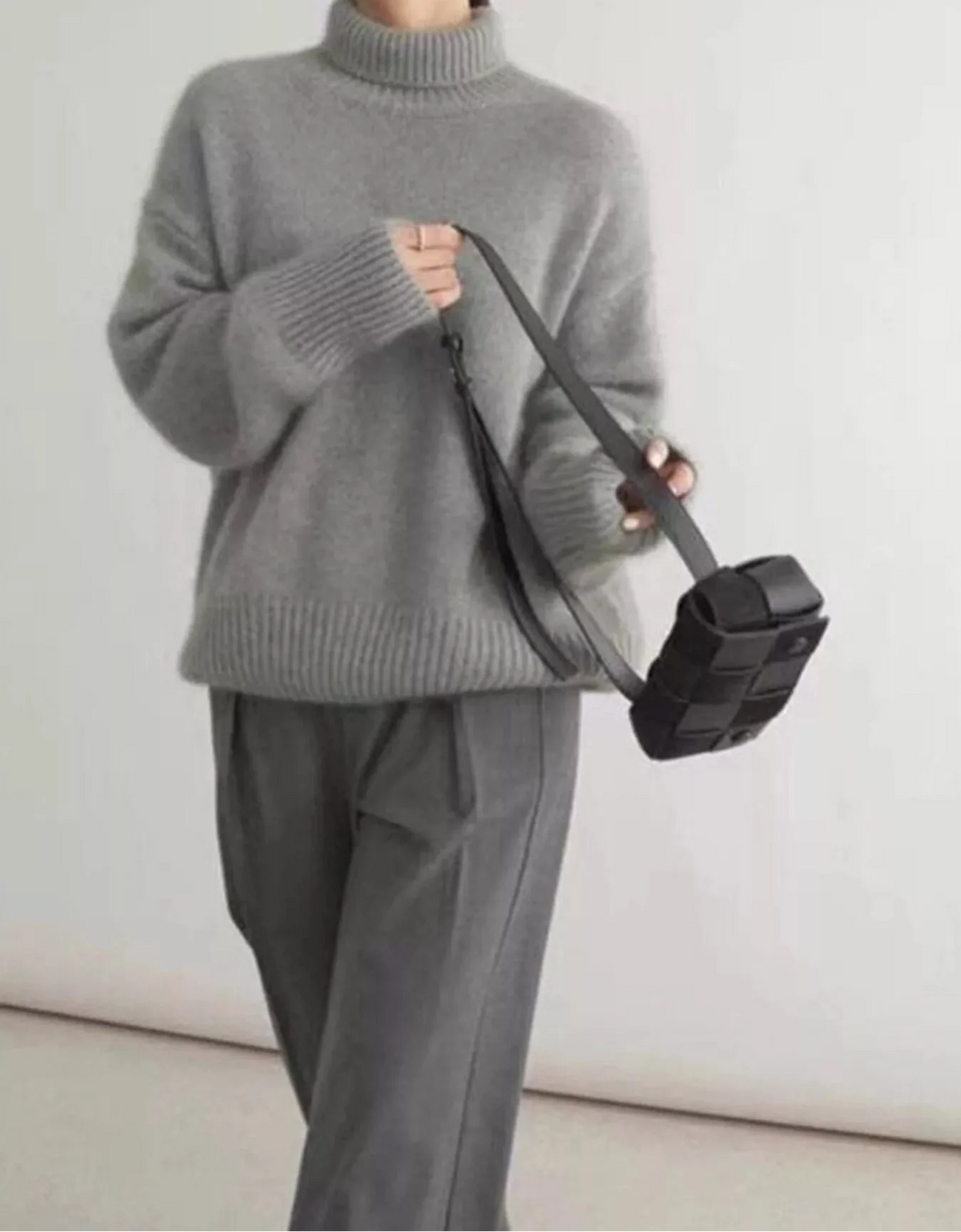 Scarlett | Pull Col Roulé à Épaules Tombantes