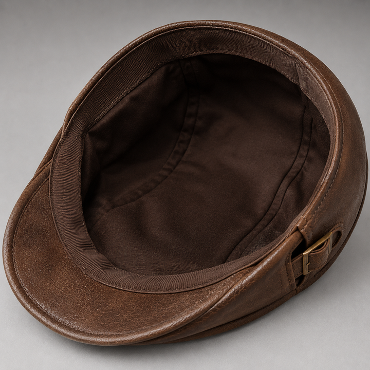 Béret en cuir