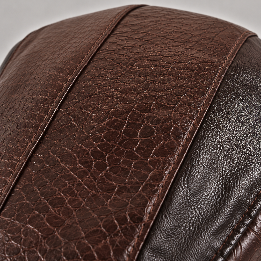 Beret en cuir