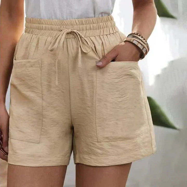 Alani | Shorts en Lin Mélangé Sans Effort