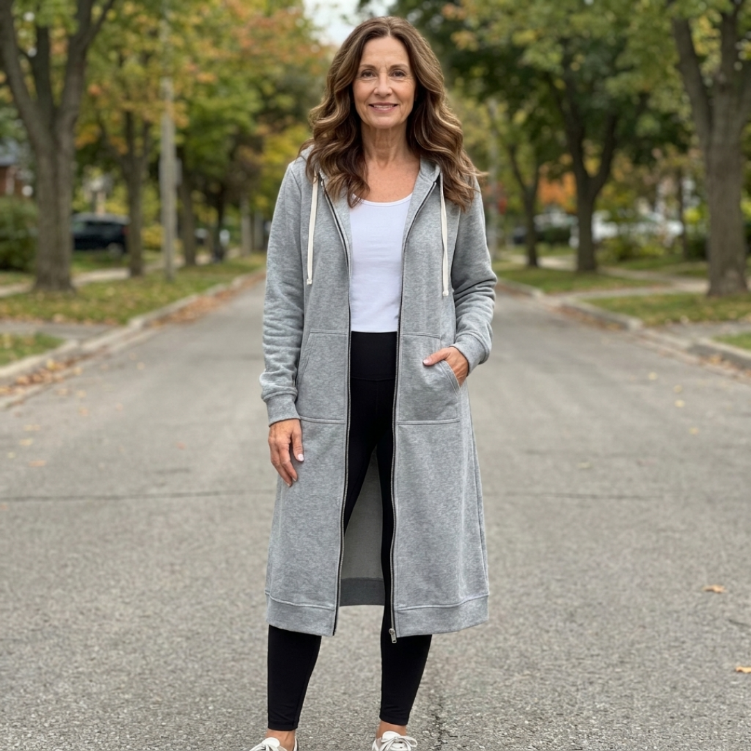 Brixley™ | Cardigan Long avec Zip