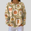 Florence™ | Sweat-shirt Bows And Pumpkins