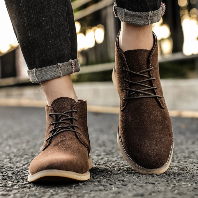 Bottes Chukka en Suède Douce
