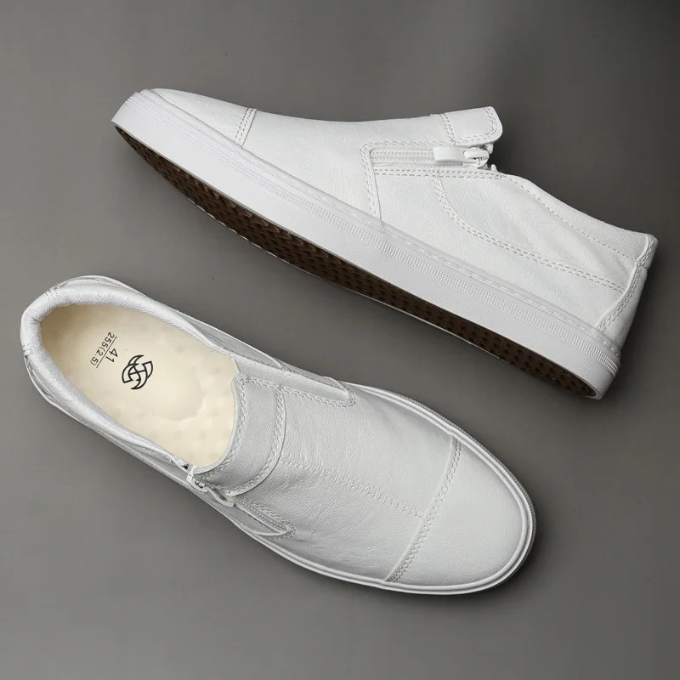 Les baskets zippées Ashton
