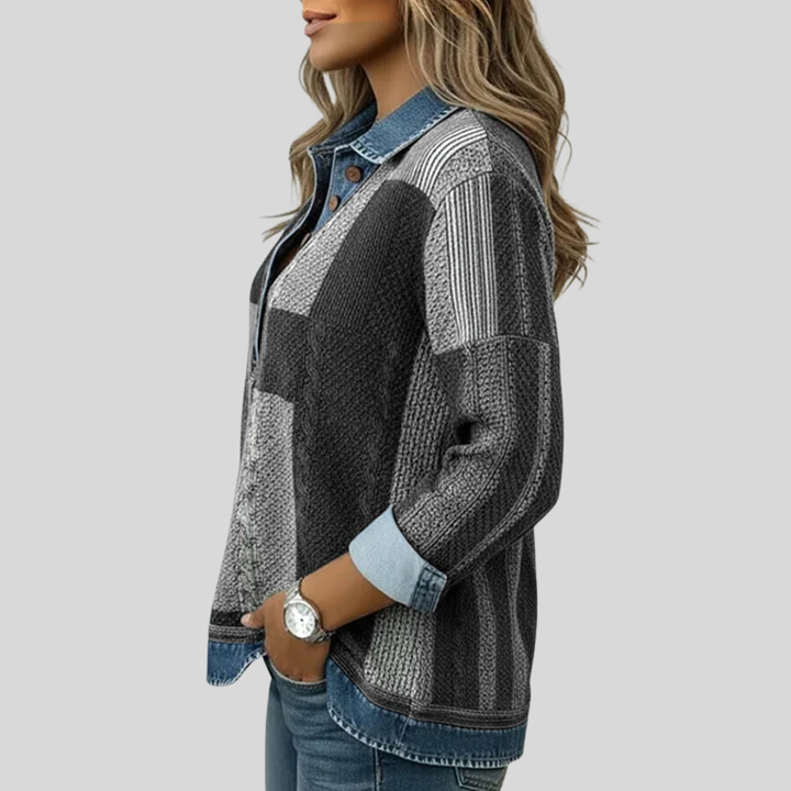 Meridell™ | Sweat-shirt à imprimé colorblock