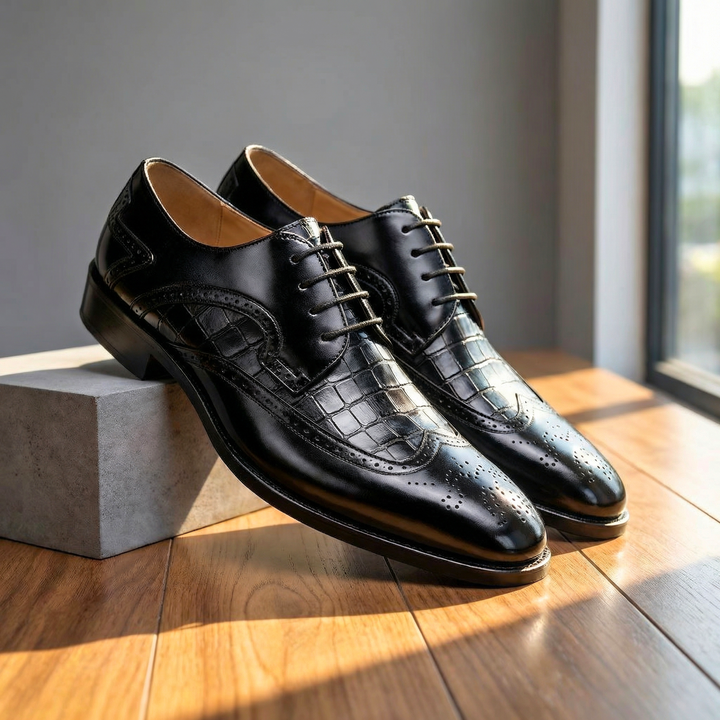 OXFORDS CROCO VERCELLI