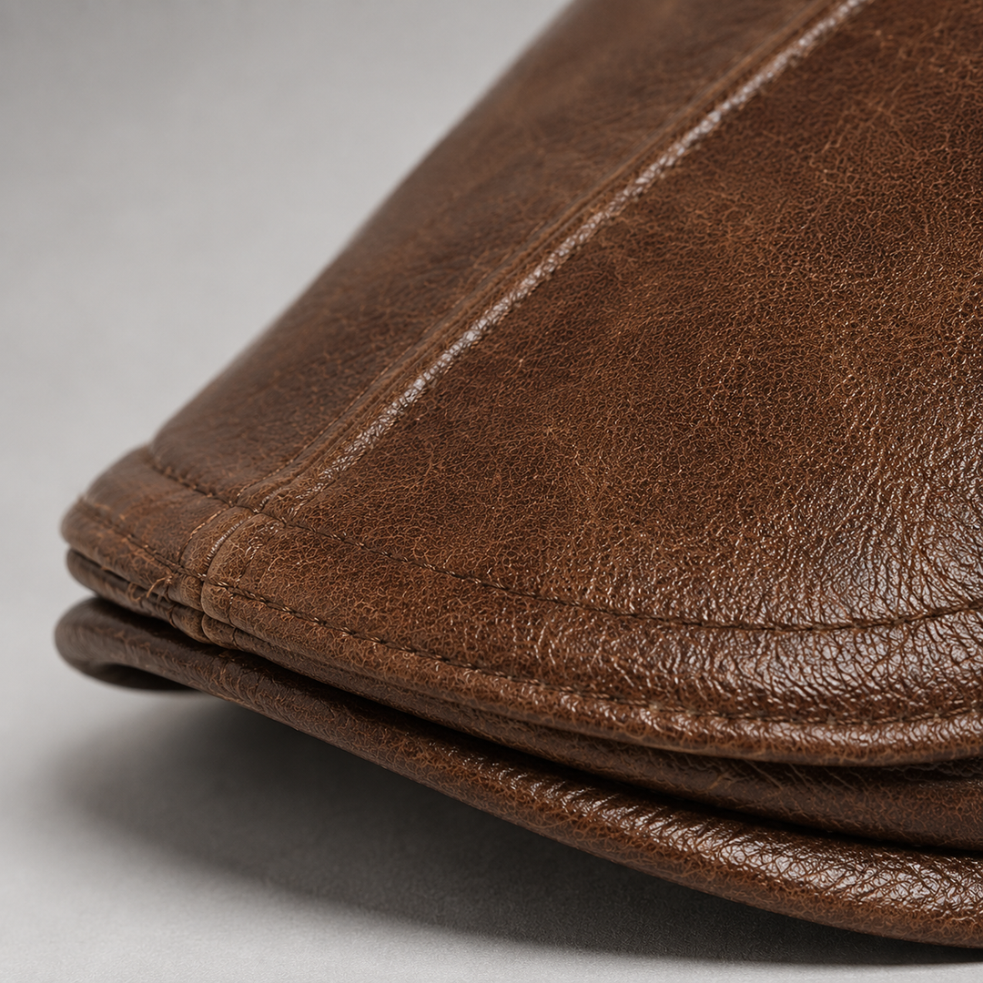 Béret en cuir