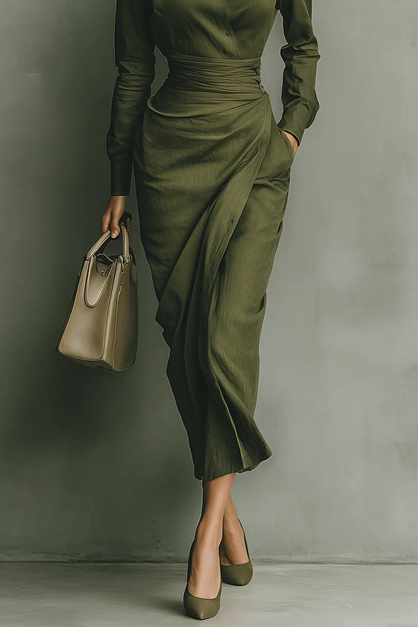 Eloisa | Robe Maxi Wrap Élégante