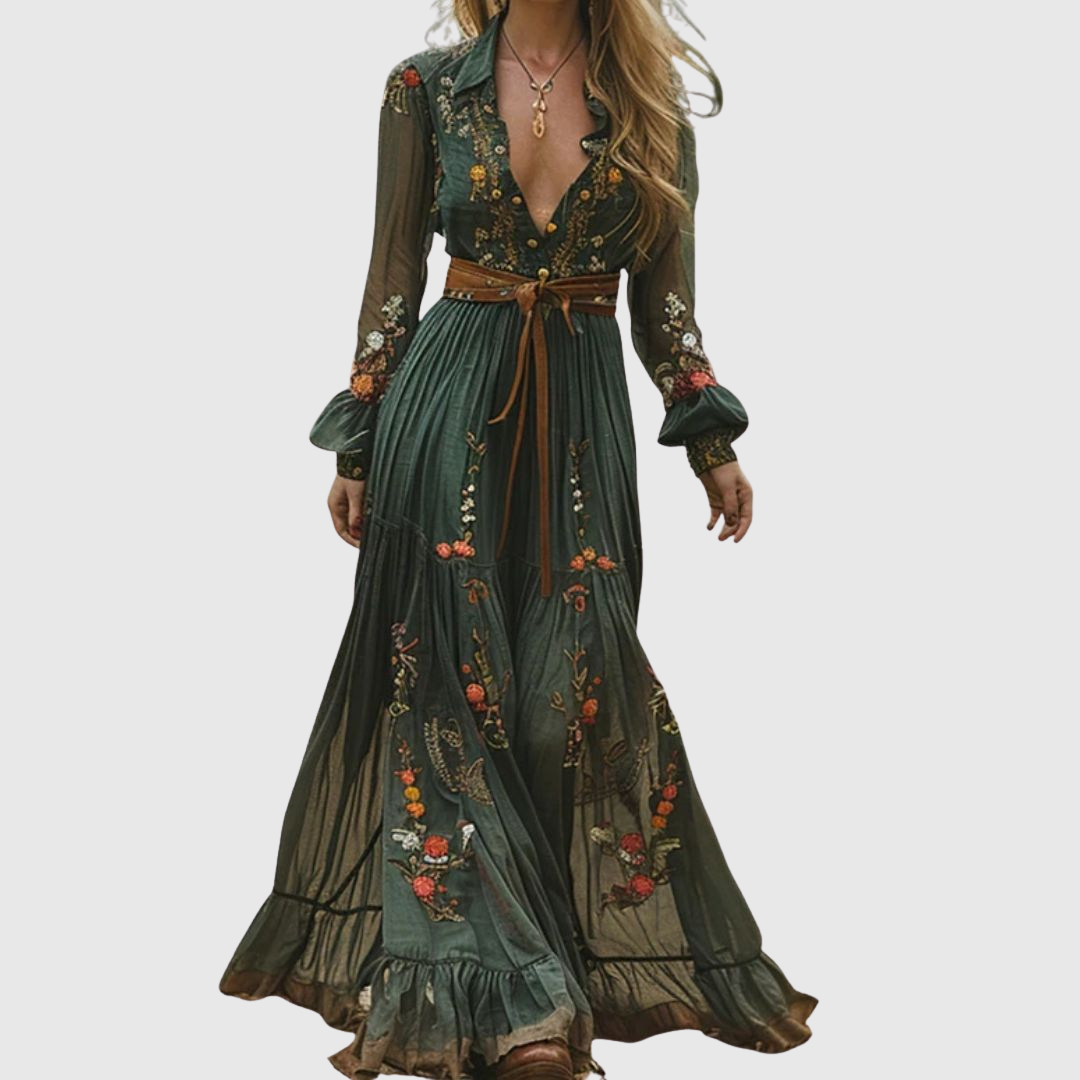 Amaris | Robe Maxi Boho Enchantée