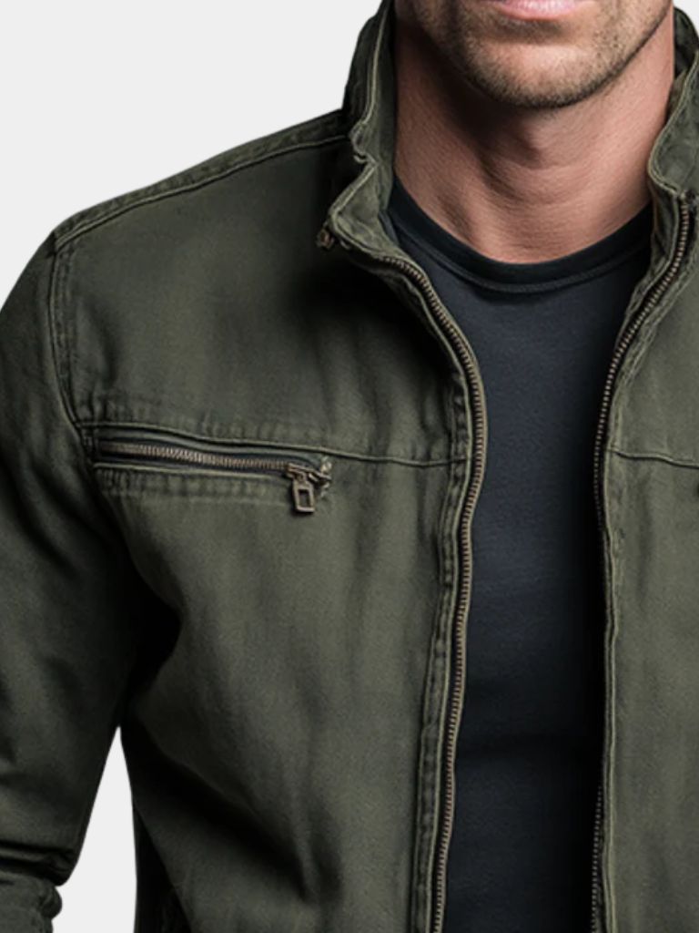 Veste de Champ Vintage Olivâtre Valmont