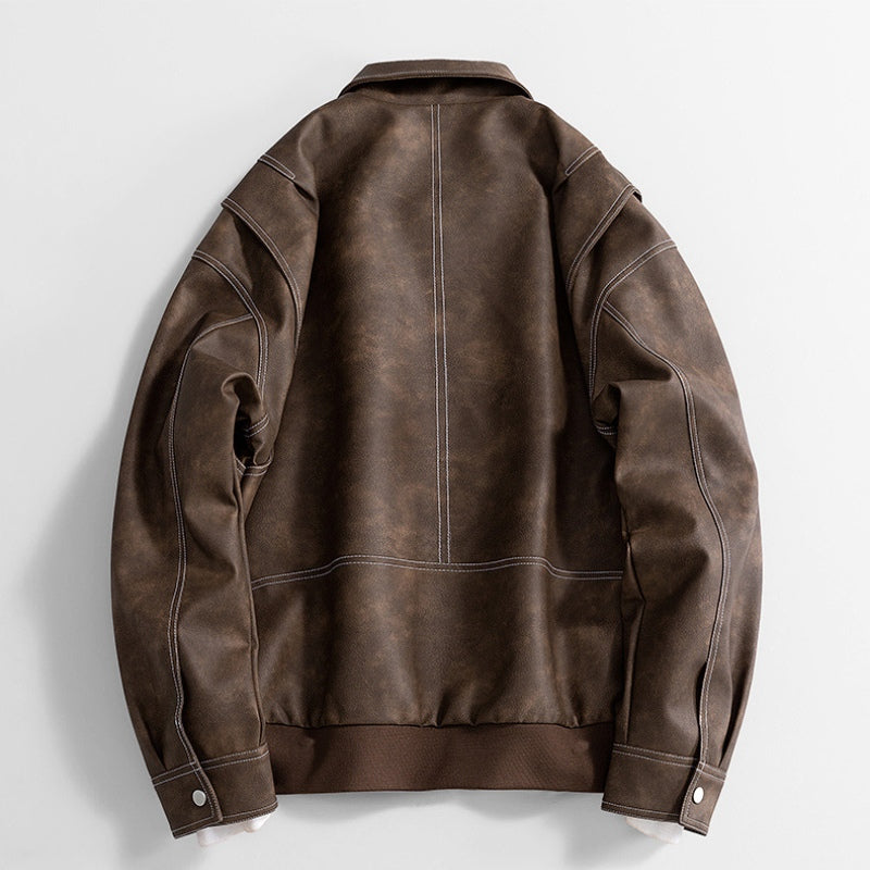 Benson Bomber en Cuir Classique