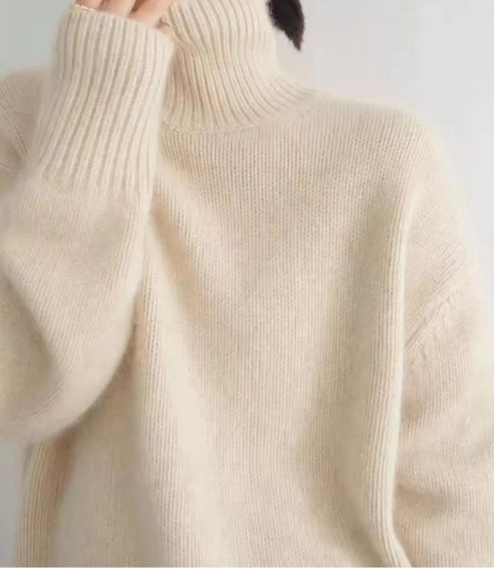 Scarlett | Pull Col Roulé à Épaules Tombantes