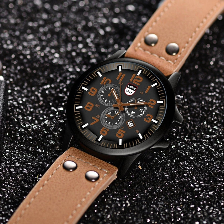 La Montre en Cuir de Vache Fieldline