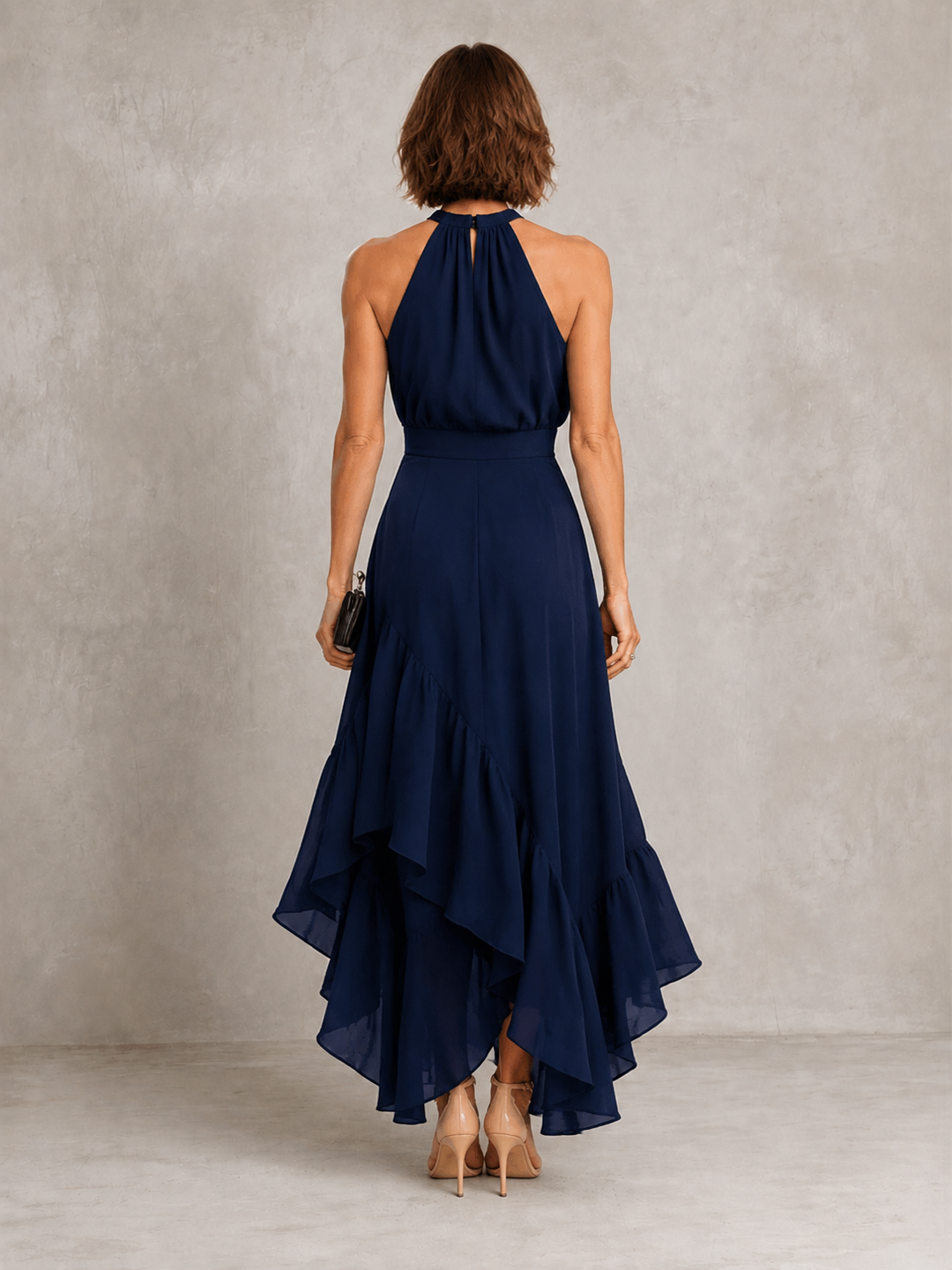Chloé | Robe à Bretelles avec Volants