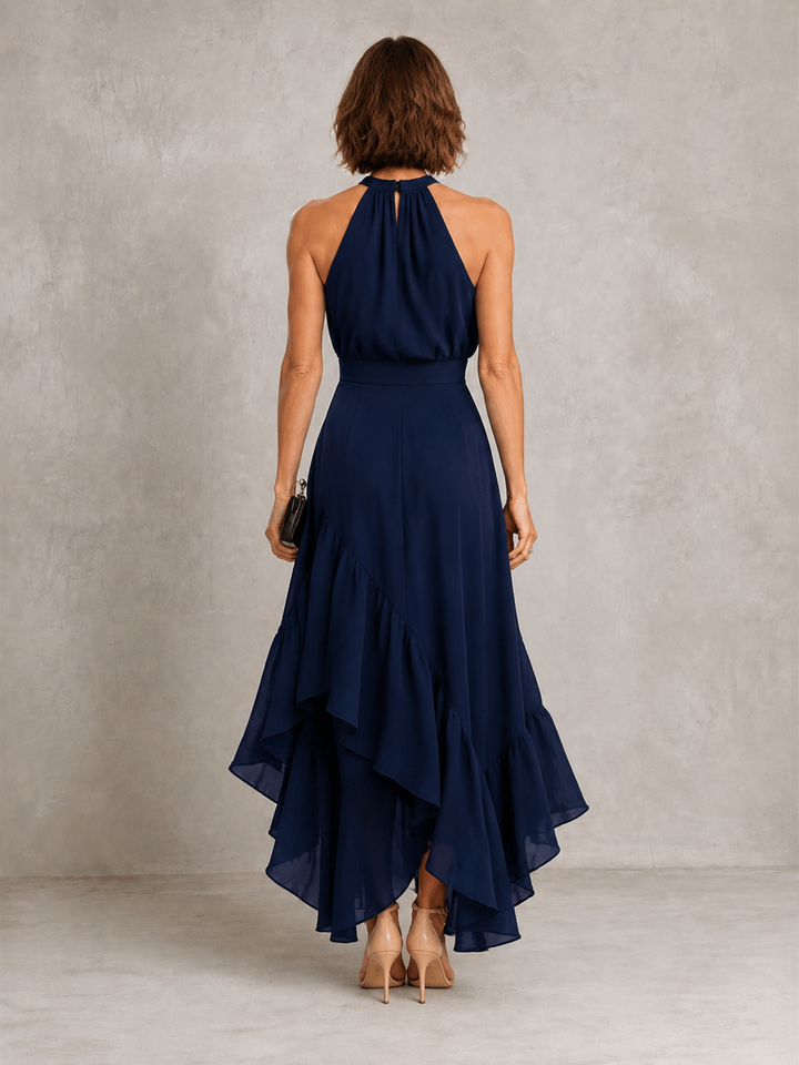 Chloé | Robe à Bretelles avec Volants