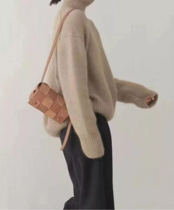 Scarlett | Pull Col Roulé à Épaules Tombantes
