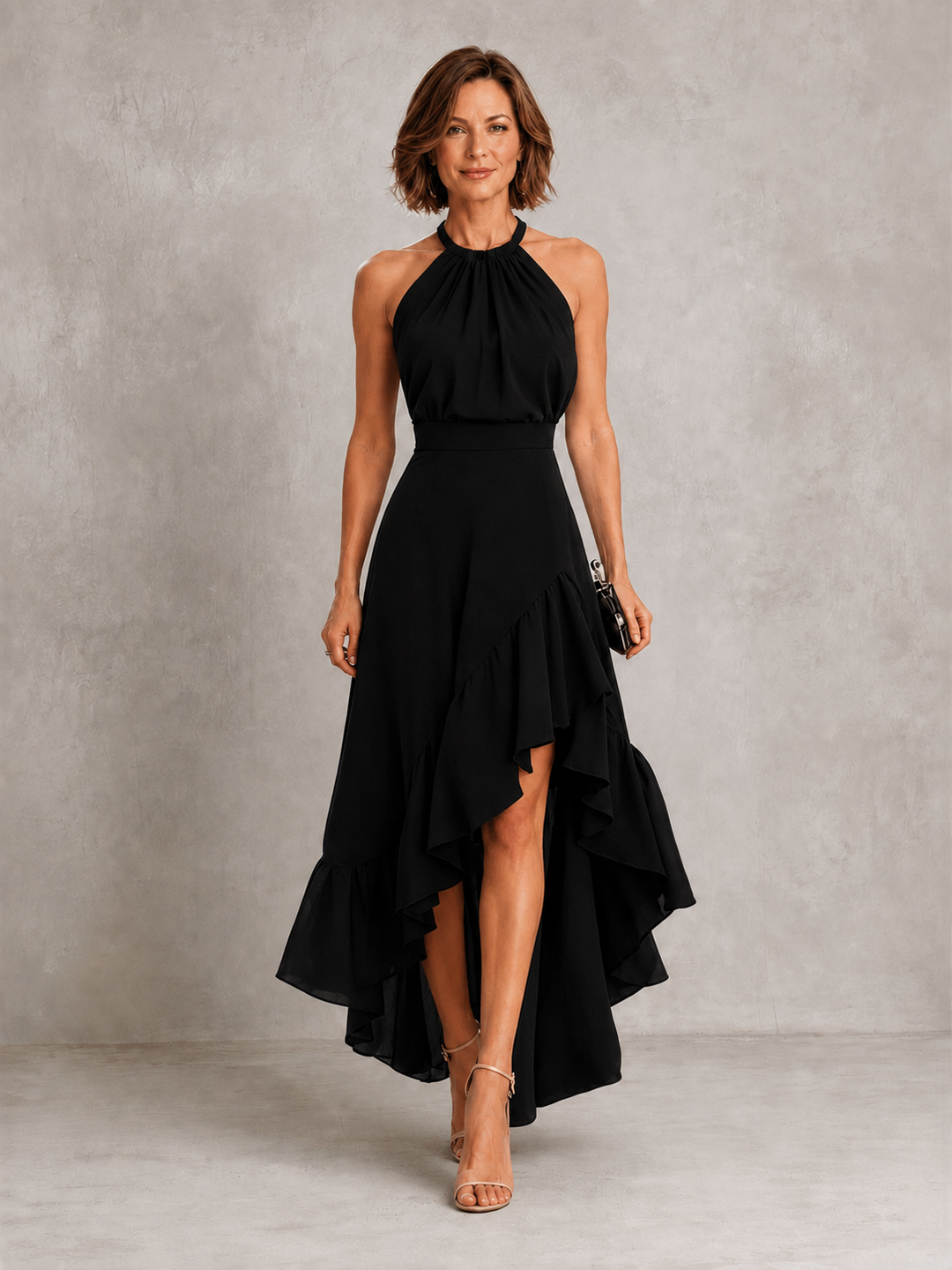 Chloé | Robe à Bretelles avec Volants