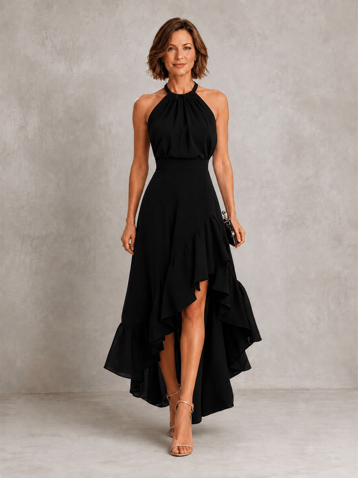 Chloé | Robe à Bretelles avec Volants