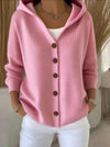 Émeline | Cardigan Capuche Boutonné