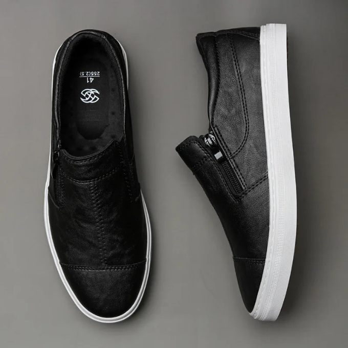Les baskets zippées Ashton