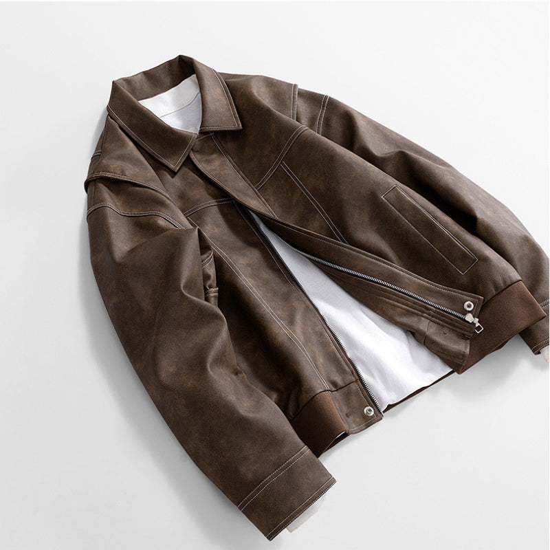 Benson Bomber en Cuir Classique