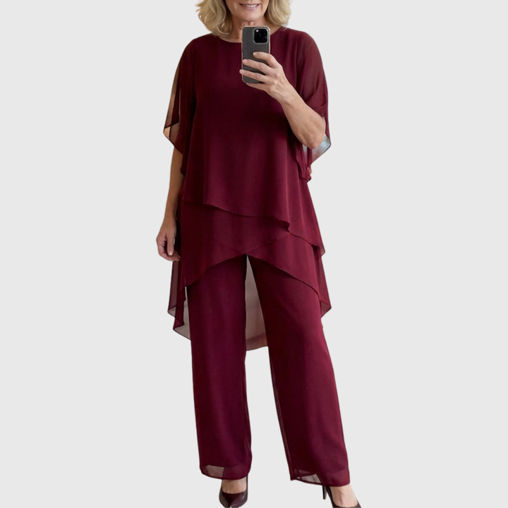 ELARA | Ensemble Palazzo Fluide pour un Confort et un Style Élégants