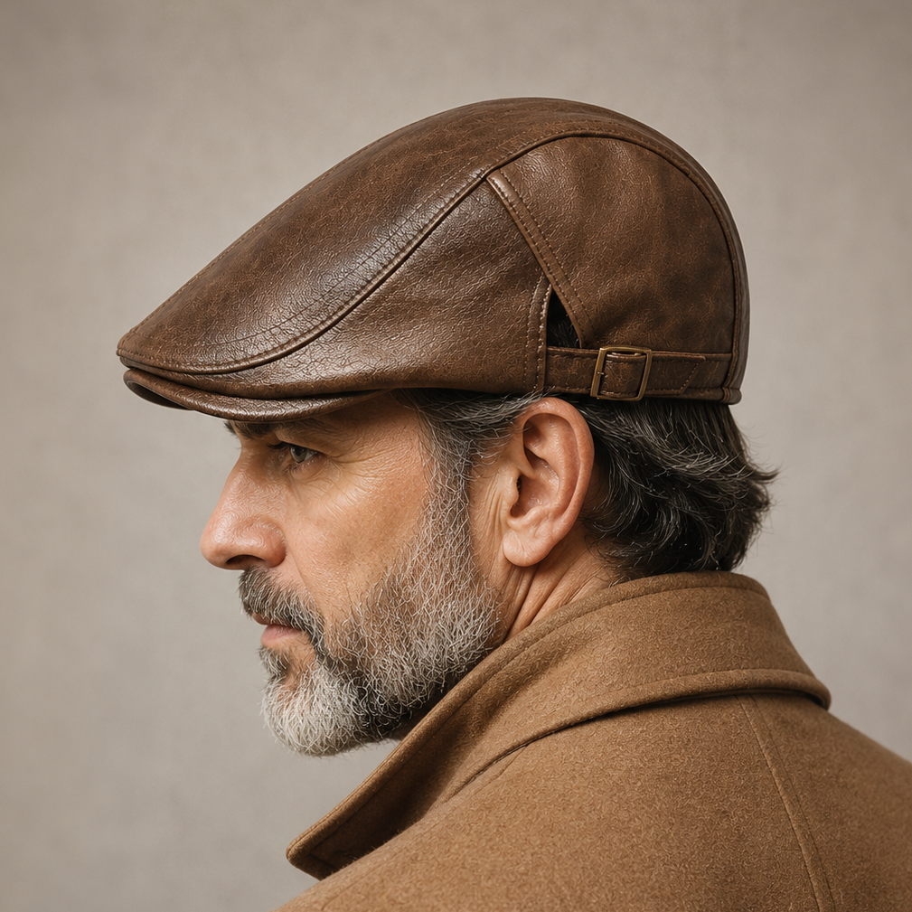 Béret en cuir