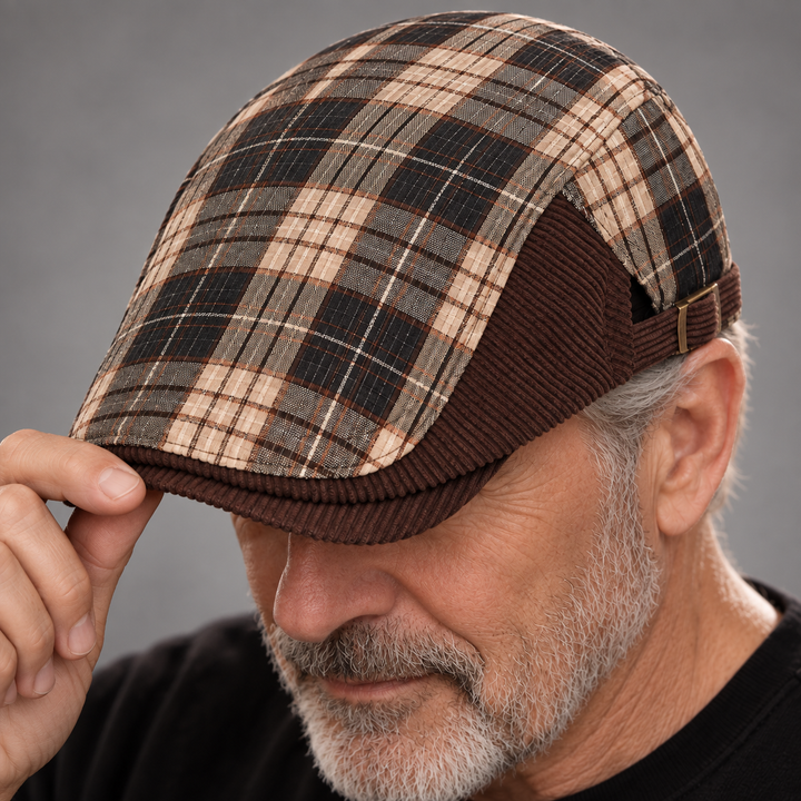 Béret à carreaux