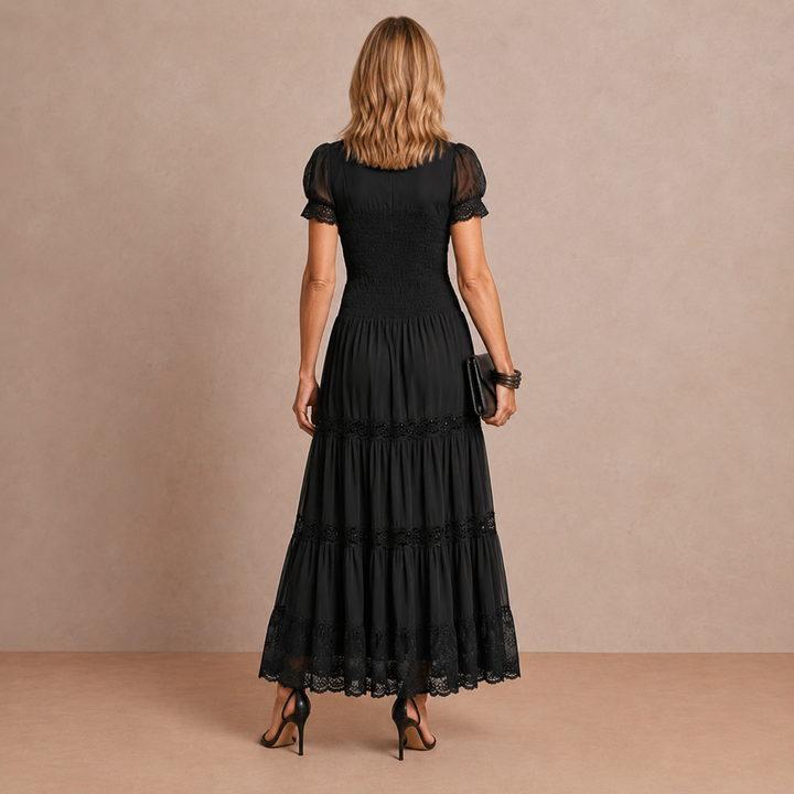 Sophia | Robe Maxi en Dentelle Transparente pour Femmes