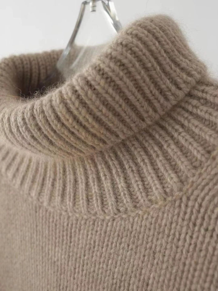 Scarlett | Pull Col Roulé à Épaules Tombantes