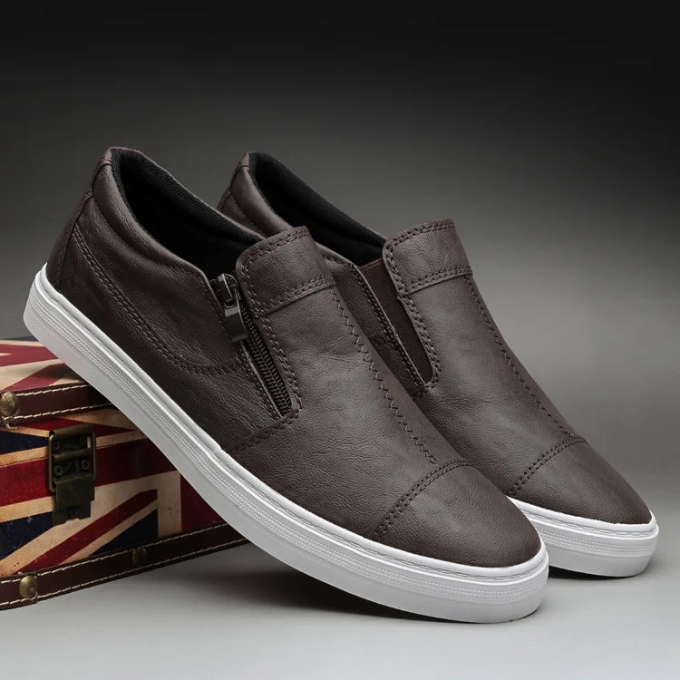Les baskets zippées Ashton