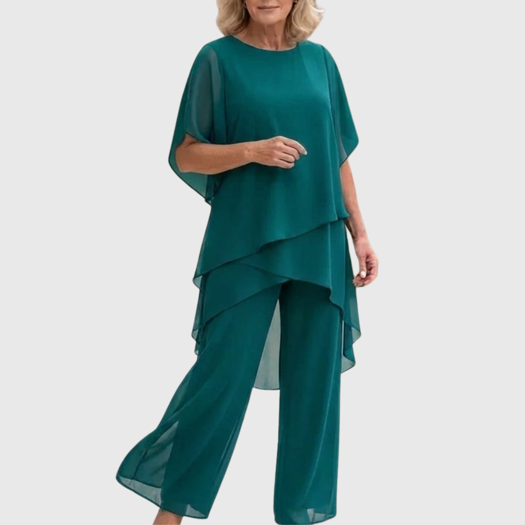 ELARA | Ensemble Palazzo Fluide pour un Confort et un Style Élégants