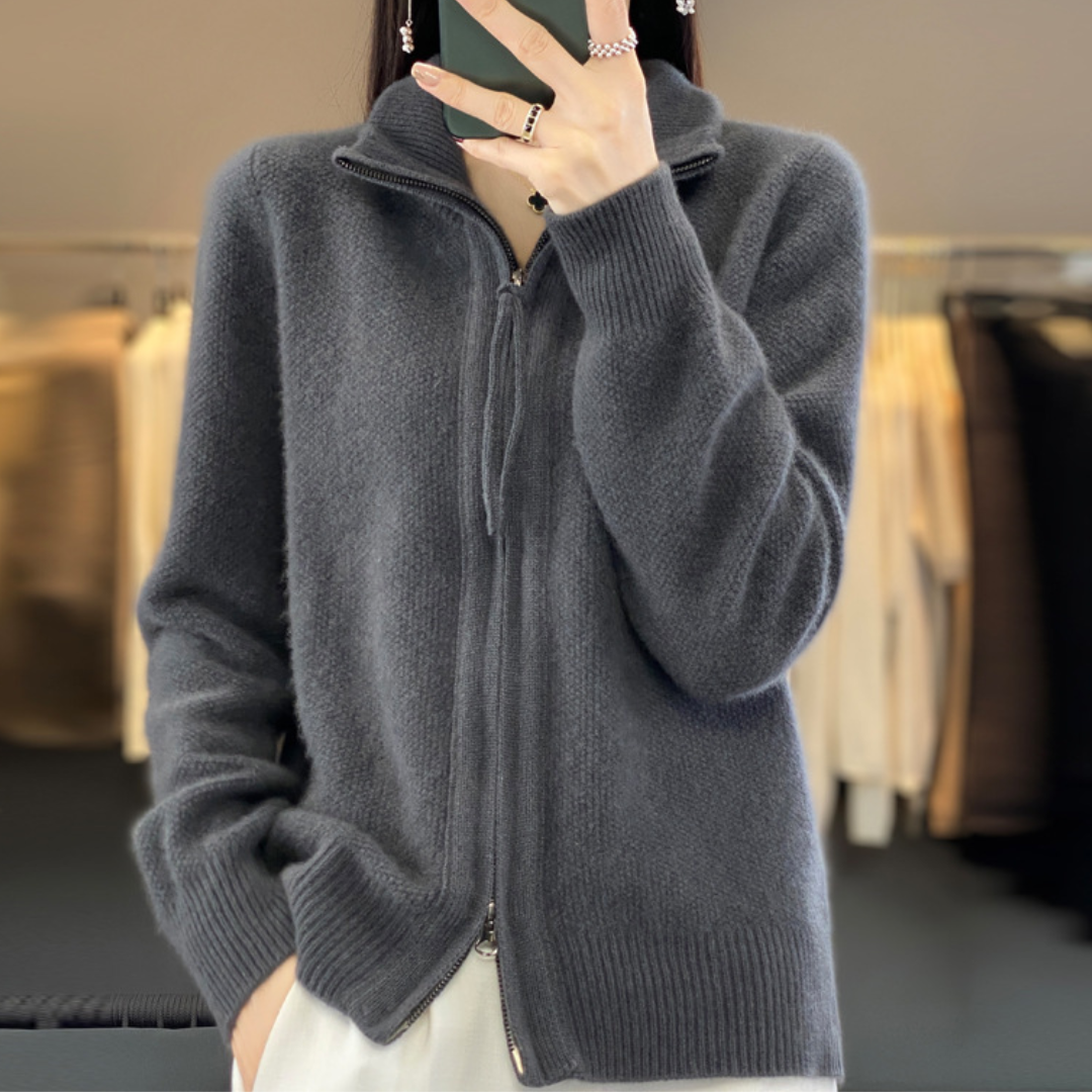Luna | Cardigan Doux avec Zip