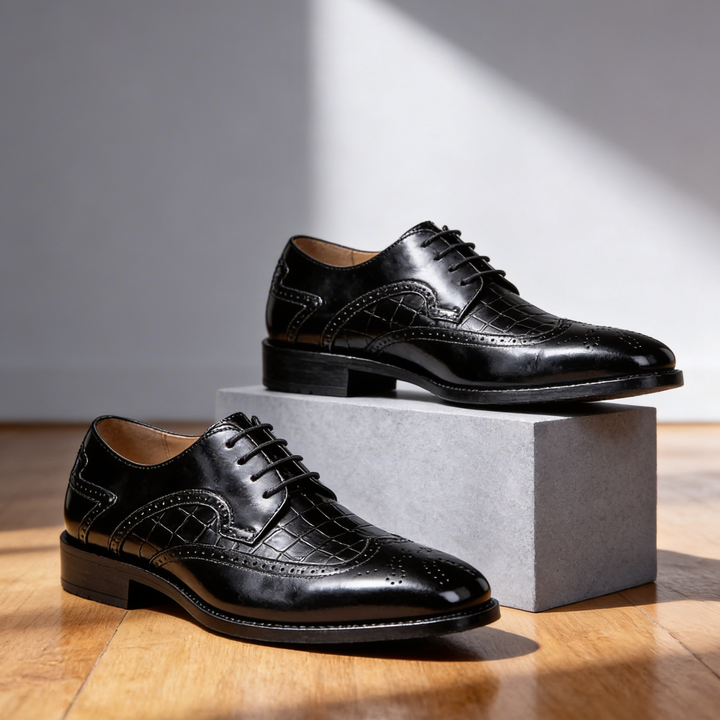 OXFORDS CROCO VERCELLI