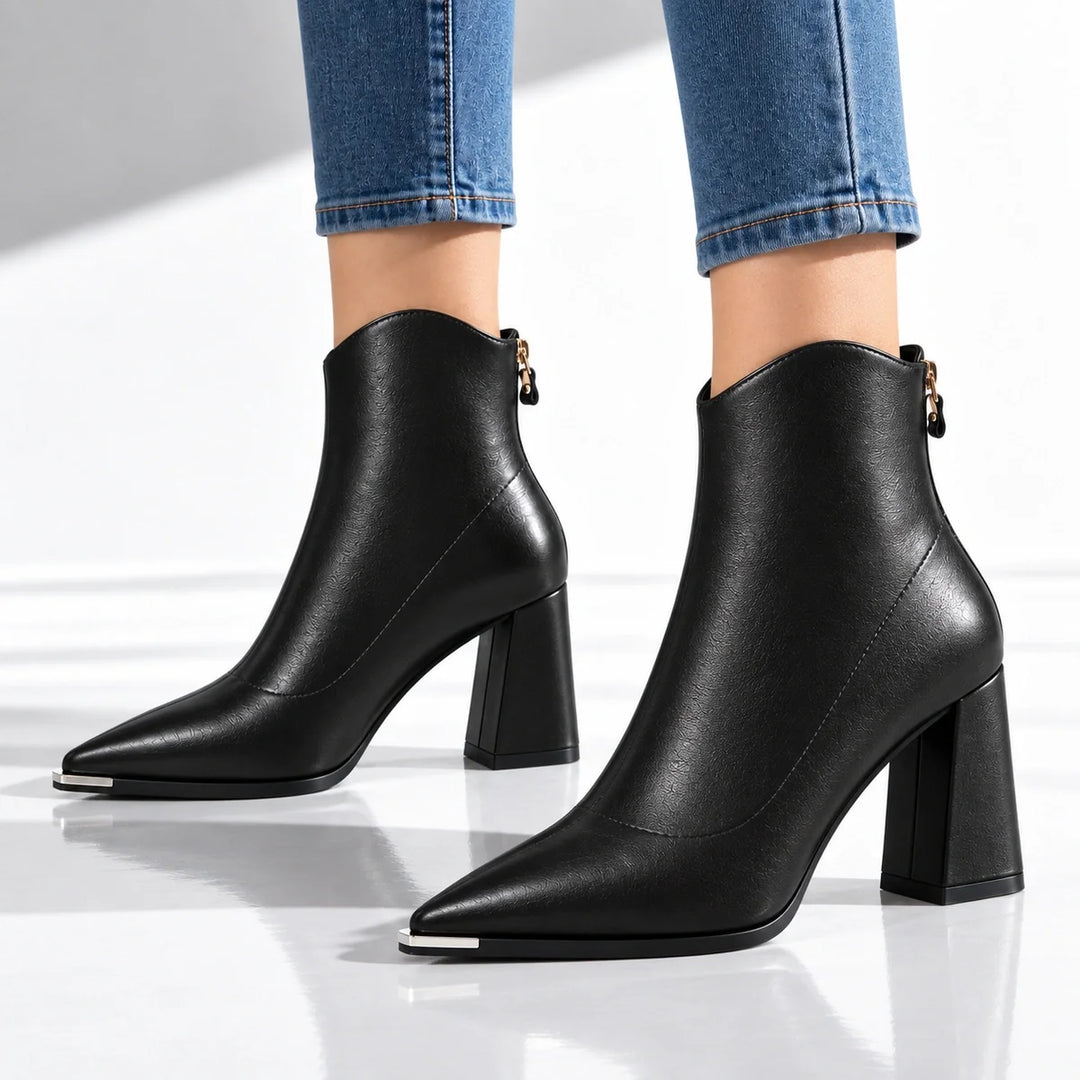 Bottes en cuir Estelle