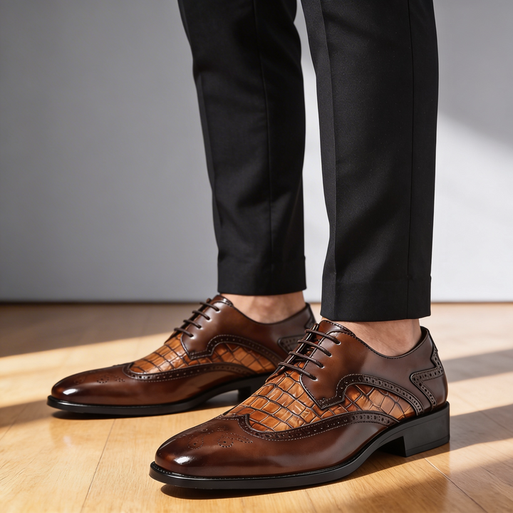 OXFORDS CROCO VERCELLI