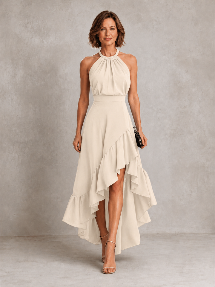Chloé | Robe à Bretelles avec Volants