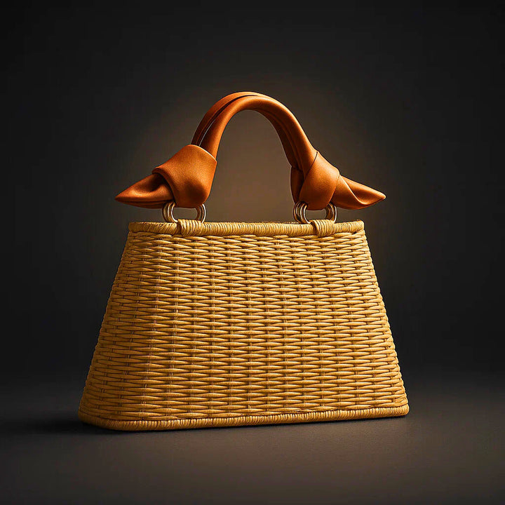 SAC À MAIN EN PAILLE TISSÉE AVA RAE