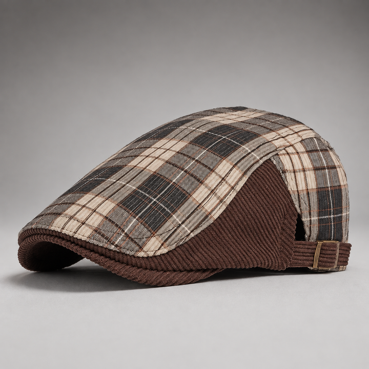 Béret à carreaux