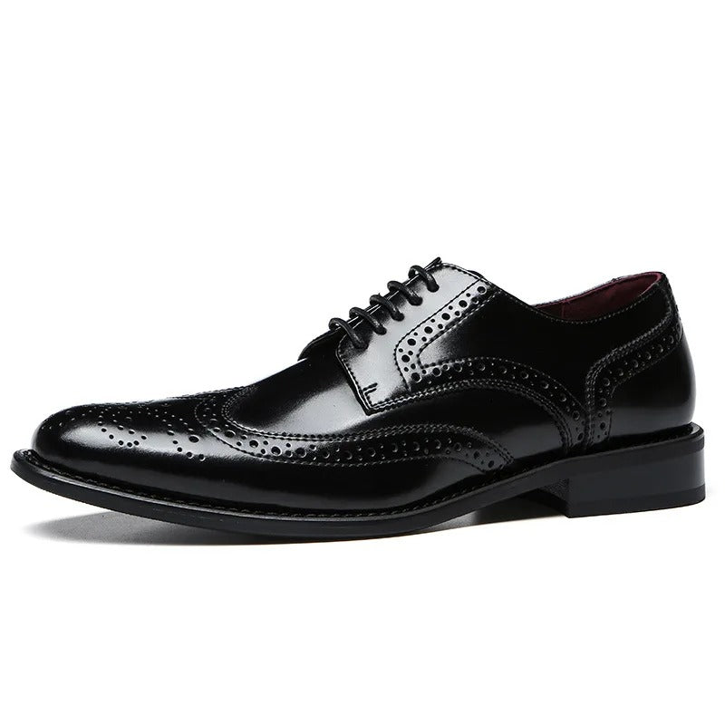 Brogues en Cuir de Vache 100% Pembroke